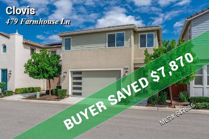 Buyer saved $7,870 by Buying with a Flat Fee Realtor.