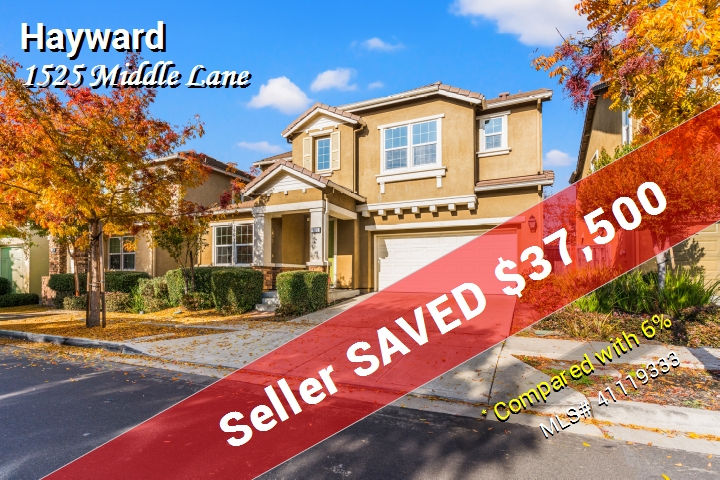 Seller saved $37,500 by selling at 1%