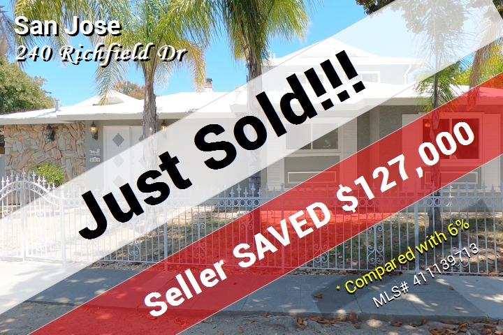 Seller saved $127,000 by selling at 1%