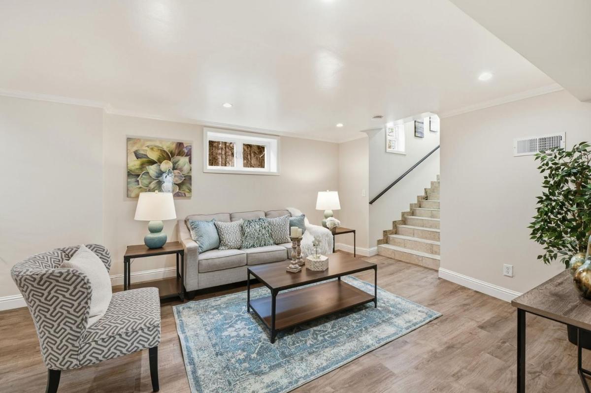 Lower level great room